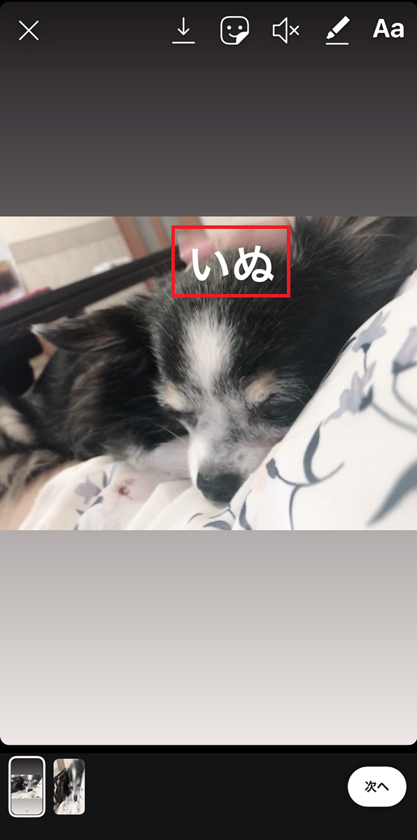 ストーリーズで動画に文字がついてくる ピン固定 のやり方とは インスタグラムの運用 コンサルティングならinstagram Zero